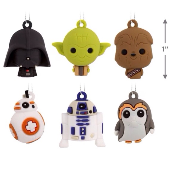 Hallmark Star Wars Set of (6) Mini Ornaments - Picture 4 of 12